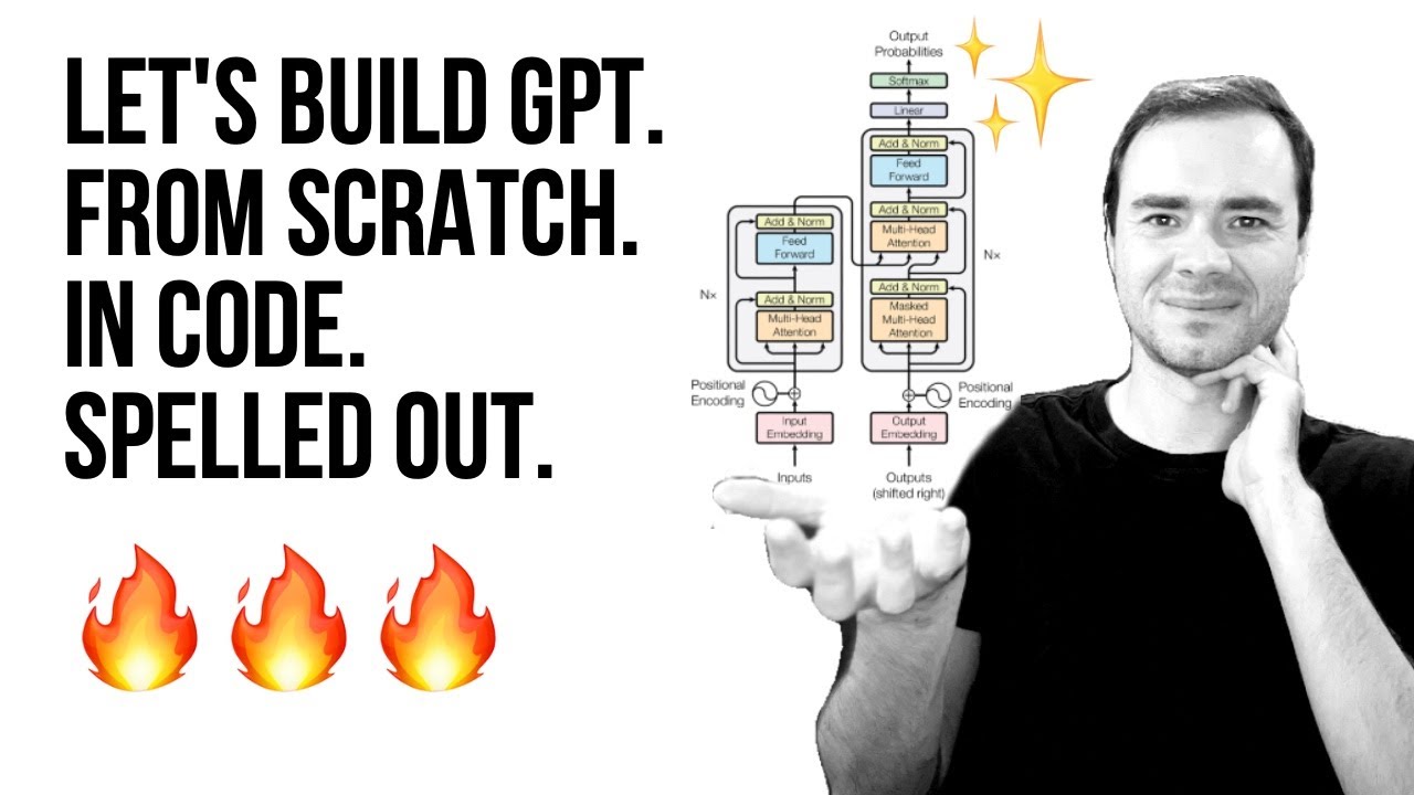 Lasst uns GPT erschaffen: Von Grund auf, im Code, Schritt für Schritt.